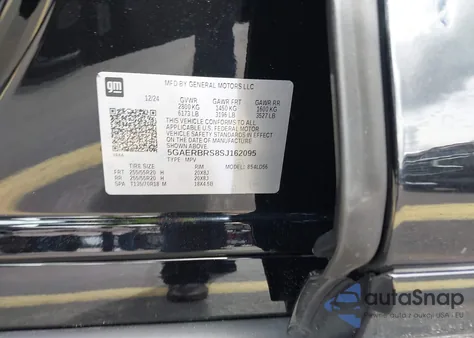 2025 Buick Enclave Sport Touring Fwd z USA, uszkodzony, nr VIN 5GAERBRS8SJ162095